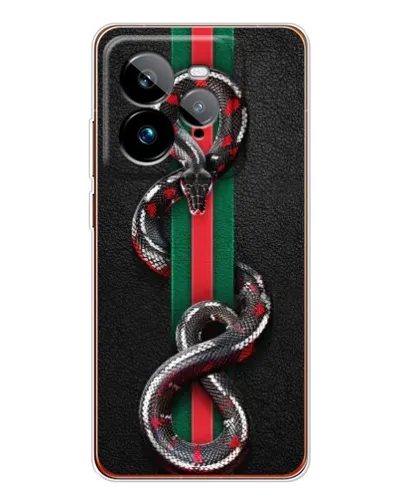 Чохол для Realme GT 7Pro з картинкою «Gucci — змія на смузі» Чохол для Realme GT 7Pro з картинкою «Gucci — змія на смузі»