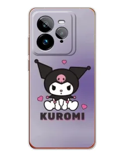 Чехол для Realme GT 7Pro с картинкой «Kuromi — фиолетовый арт»