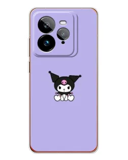 Чехол для Realme GT 7Pro с картинкой «Kuromi — фиолетовый минимализм»