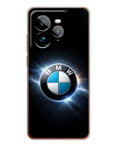 Чехол для Realme GT 7Pro с картинкой «BMW — неоновое сияние»