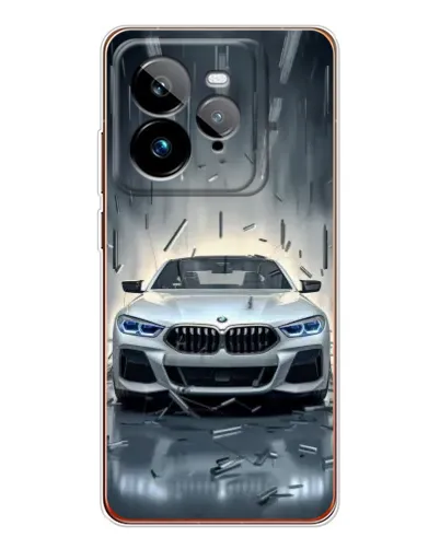 Чехол для Realme GT 7Pro с картинкой «BMW в свете фар»