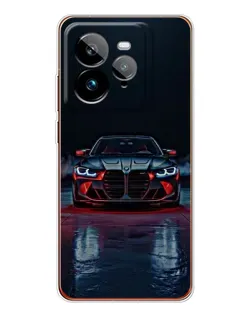 Чехол для Realme GT 7Pro с картинкой «BMW на мокрой дороге»