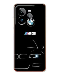 Чехол для Realme GT 7Pro с картинкой «Минималистичный принт BMW M3»