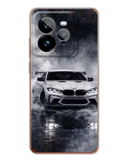 Чехол для Realme GT 7Pro с картинкой «BMW сквозь туман»
