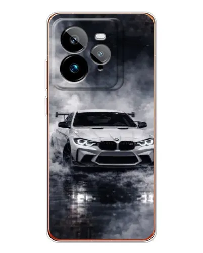 Чехол для Realme GT 7Pro с картинкой «BMW сквозь туман»