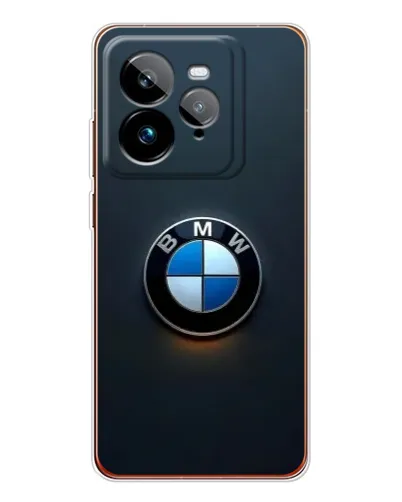 Чехол для Realme GT 7Pro с картинкой «Логотип BMW — минимализм»