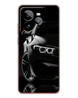 Чохол для Realme GT 7Pro з картинкою «Чорна BMW — профіль»