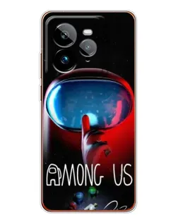 Чохол для Realme GT 7Pro з картинкою «Червоний імпостер — макро»