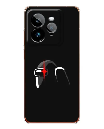 Чехол для Realme GT 7Pro с картинкой «Among Us шлем» Чехол для Realme GT 7Pro с картинкой «Among Us шлем»
