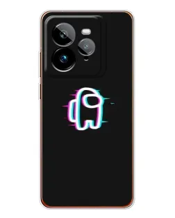 Чехол для Realme GT 7Pro с картинкой «Among Us неон»