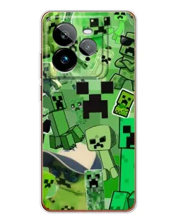 Чохол для Realme GT 7Pro з картинкою «Кріпери Minecraft»