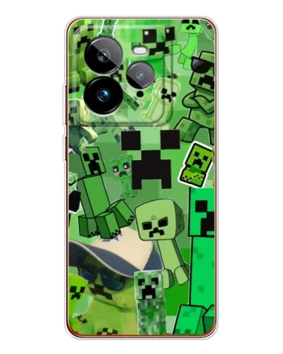 Чохол для Realme GT 7Pro з картинкою «Кріпери Minecraft»