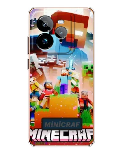 Чохол для Realme GT 7Pro з картинкою «Minecraft герої гри»