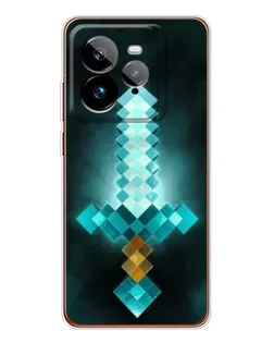 Чохол для Realme GT 7Pro з картинкою «Алмазний меч неон»
