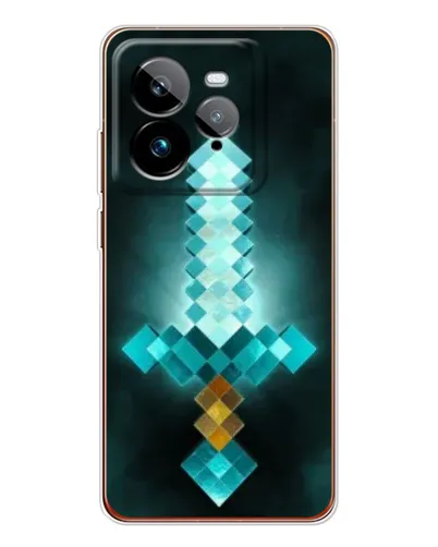 Чохол для Realme GT 7Pro з картинкою «Алмазний меч неон»