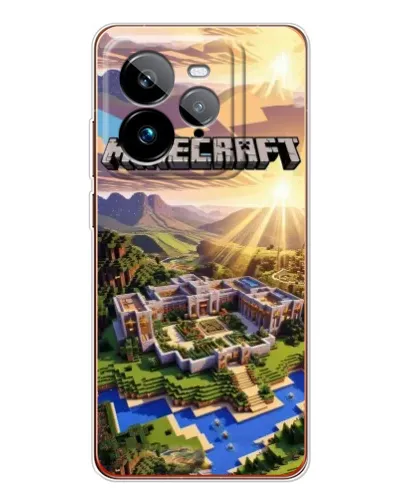 Чохол для Realme GT 7Pro з картинкою «Minecraft панорама»