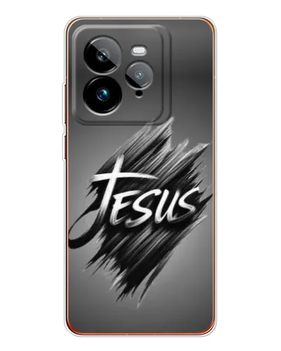 Чохол для Realme GT 7Pro з картинкою «Напис Jesus Graffiti»