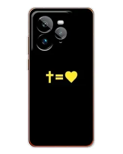 Чохол для Realme GT 7Pro з картинкою «Серце та Хрест»