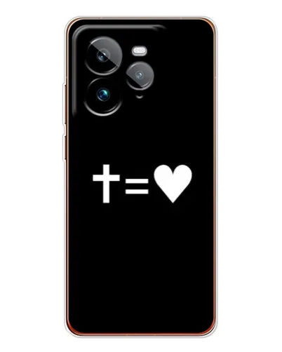 Чохол для Realme GT 7Pro з картинкою «Хрест та Серце»