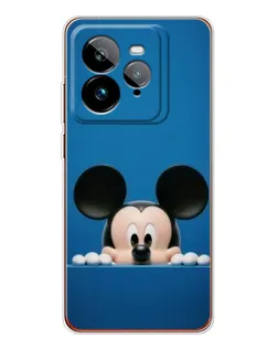 Чехол для Realme GT 7Pro с картинкой «Микки выглядывает»