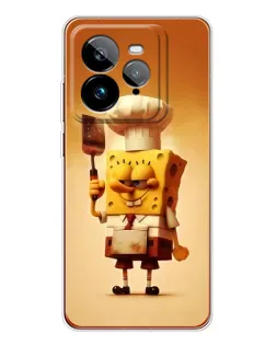 Чохол для Realme GT 7Pro з картинкою «Губка Боб кухар»