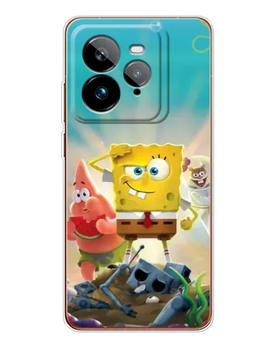 Чохол для Realme GT 7Pro з картинкою «Спанч Боб переможець» Чохол для Realme GT 7Pro з картинкою «Спанч Боб переможець»