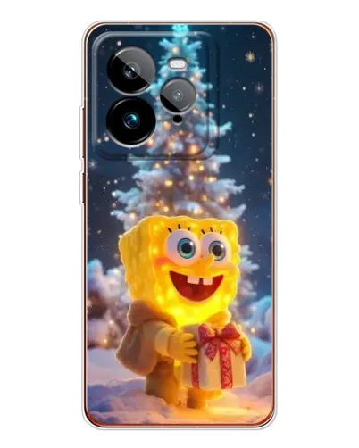 Чохол для Realme GT 7Pro з картинкою «Різдвяний Спанч Боб» Чохол для Realme GT 7Pro з картинкою «Різдвяний Спанч Боб»