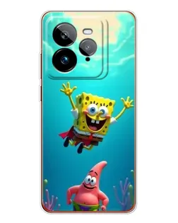 Чехол для Realme GT 7Pro с картинкой «Спанч Боб под водой»