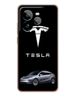 Чехол для Realme GT 7Pro с картинкой «Tesla Model Y»