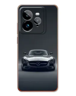 Чехол для Realme GT 7Pro с картинкой «Mercedes на черном»