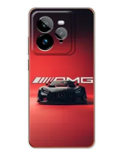 Чехол для Realme GT 7Pro с картинкой «Mercedes AMG — красная линия»