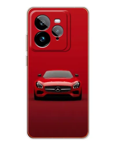 Чехол для Realme GT 7Pro с картинкой «Красный Mercedes AMG»