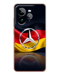 Чехол для Realme GT 7Pro с картинкой «Mercedes — флаг Германии»