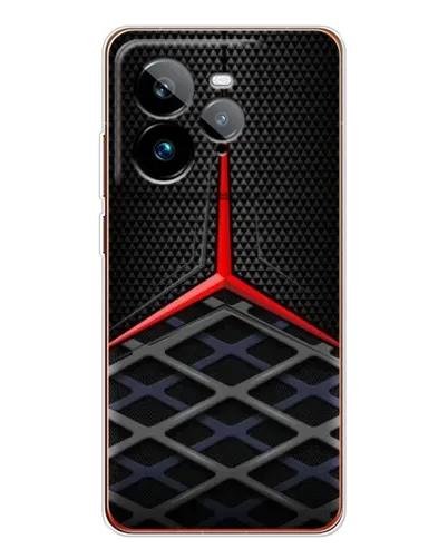 Чехол для Realme GT 7Pro с картинкой «Mercedes Carbon Grid»