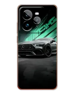 Чехол для Realme GT 7Pro с картинкой «Темный Mercedes AMG»