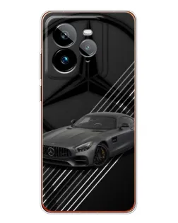 Чехол для Realme GT 7Pro с картинкой «Mercedes AMG — графика»
