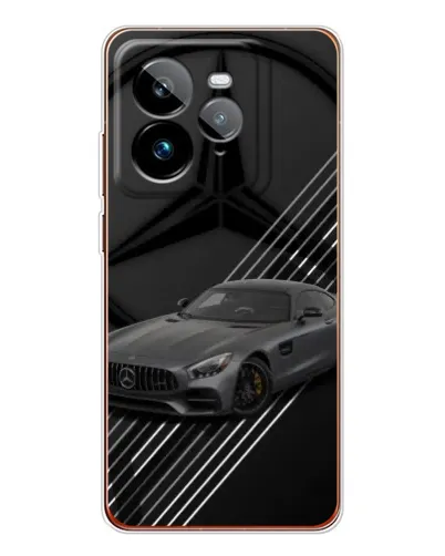 Чехол для Realme GT 7Pro с картинкой «Mercedes AMG — графика»