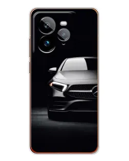 Чехол для Realme GT 7Pro с картинкой «Свет фар Mercedes»