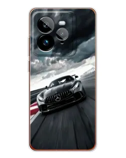 Чехол для Realme GT 7Pro с картинкой «Гоночный Mercedes AMG»