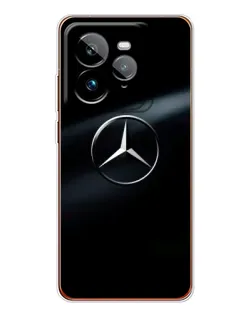 Чехол для Realme GT 7Pro с картинкой «Mercedes на металле»