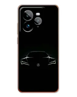 Чехол для Realme GT 7Pro с картинкой «Mercedes — силуэт авто»