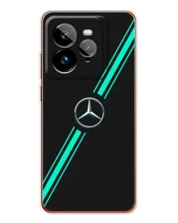 Чехол для Realme GT 7Pro с картинкой «Спортивные линии Mercedes»