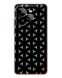 Чехол для Realme GT 7Pro с картинкой «Mercedes паттерн звезд»