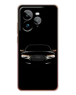 Чехол для Realme GT 7Pro с картинкой «Audi — ночной контур»