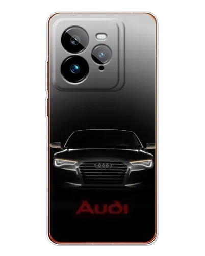 Чехол для Realme GT 7Pro с картинкой «Audi — градиентный контур» Чехол для Realme GT 7Pro с картинкой «Audi — градиентный контур»