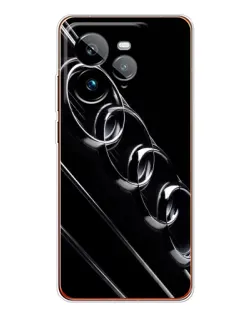 Чехол для Realme GT 7Pro с картинкой «Audi — абстрактные кольца»