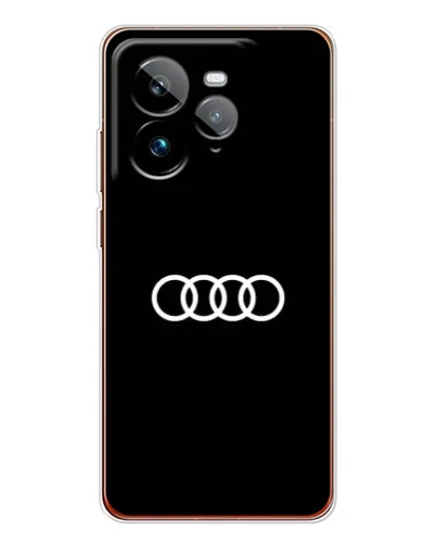 Чехол для Realme GT 7Pro с картинкой «Audi White Logo» Чехол для Realme GT 7Pro с картинкой «Audi White Logo»
