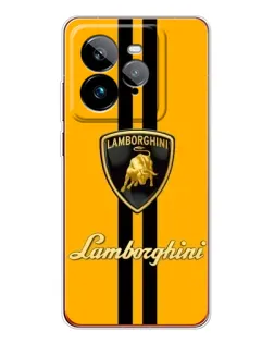 Чохол для Realme GT 7Pro з картинкою «Lamborghini Stripe жовтий»