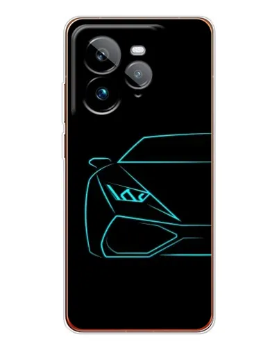 Чехол для Realme GT 7Pro с картинкой «Голубой силуэт Lamborghini» Чехол для Realme GT 7Pro с картинкой «Голубой силуэт Lamborghini»