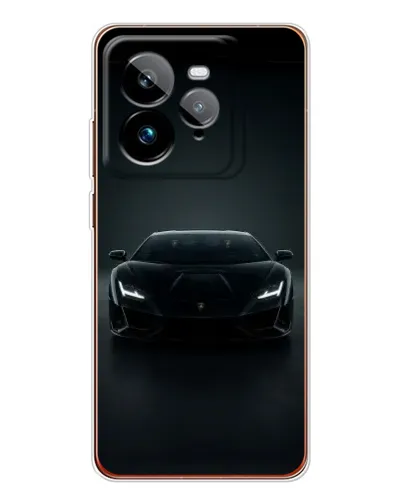 Чехол для Realme GT 7Pro с картинкой «Черный Lamborghini Aventador» Чехол для Realme GT 7Pro с картинкой «Черный Lamborghini Aventador»